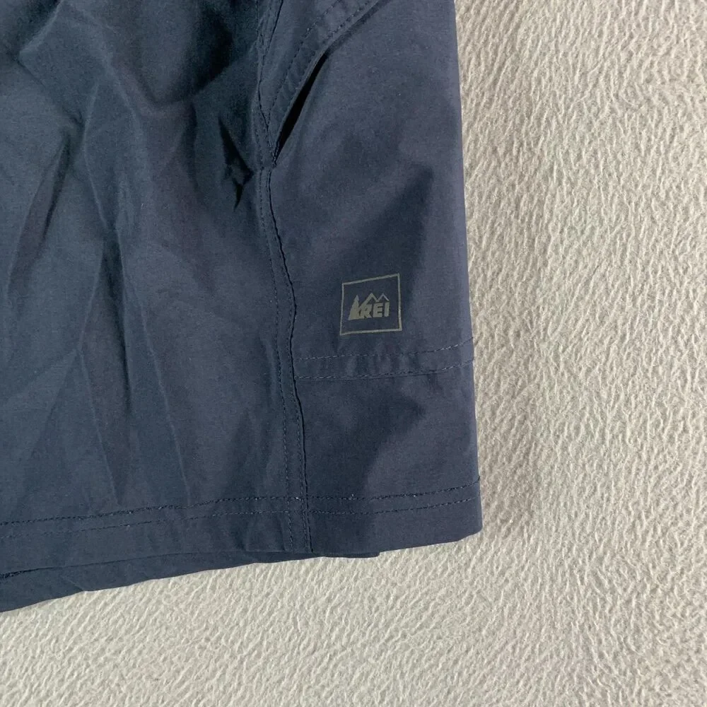 REI Shorts Mens Large Blue 9 Inseam Hiking Quick Dry Stretch Pockets Athletic